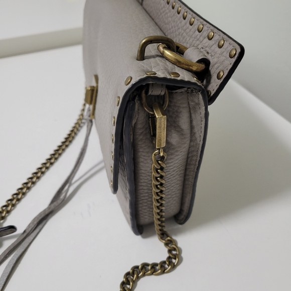Rebecca Minkoff Taupe Studded Crossbody - Picture 10 of 15